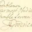 Sir John Goodricke Signature