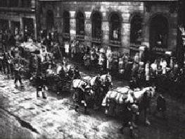 The Lord Mayor's coach passing in front of 37 Fleet Street